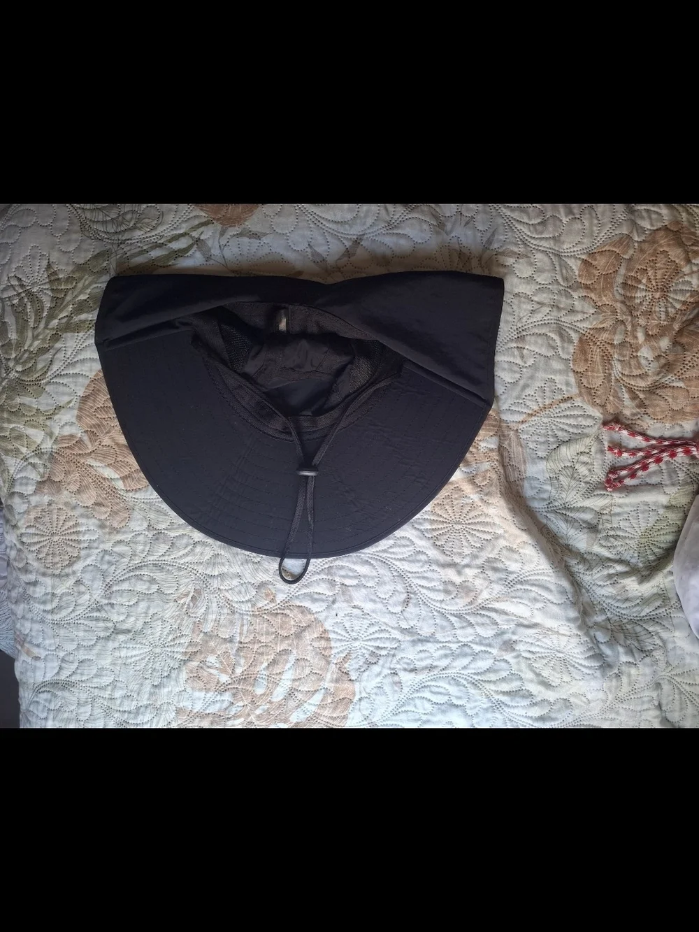 Black Women's Sun Shield Cap - Unbranded